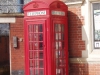 Eine typisch britische Telefonzelle