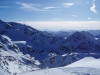 Panoramablick über die Alpen